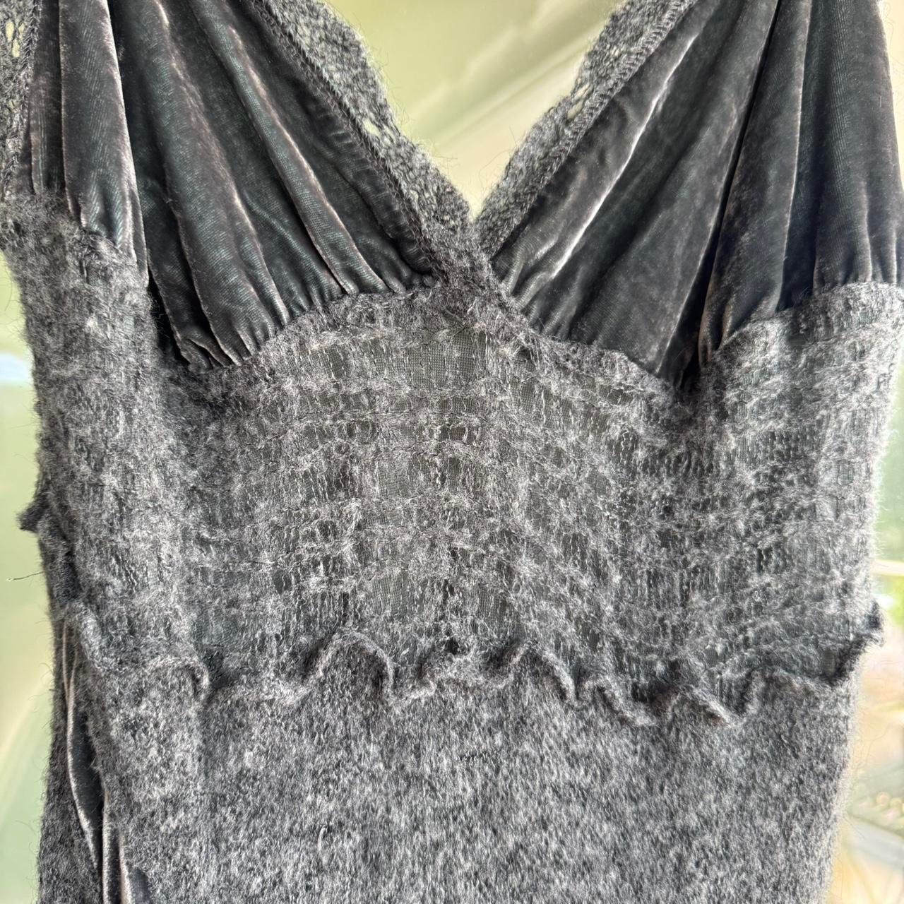 Vestiti: Grey Knit Dress vintage – Usato da Fribourg venduto da mariedw 3
