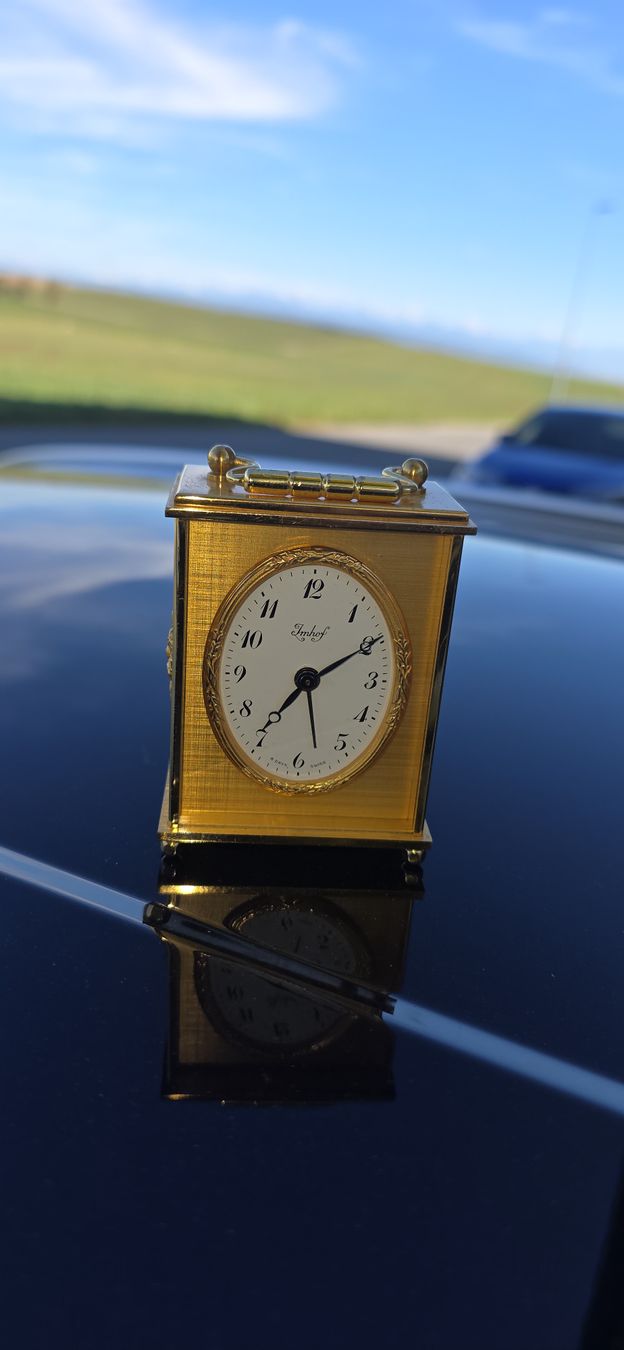 Imhof Sveglie: pendulette de voyage Imhof  – Usato da Lausanne venduto da lun_5f6l