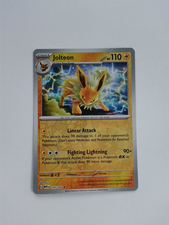 Jolteon Blitza - REVERSE HOLO - Pokemon 151 Mew (Gebraucht) in ...