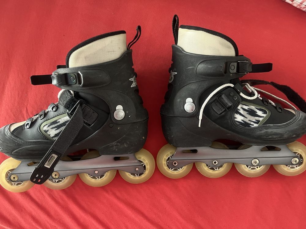 2x Skate Bremsbeläge Schwarz - Universelle Ersatzbremsen Für Inline-Skates
