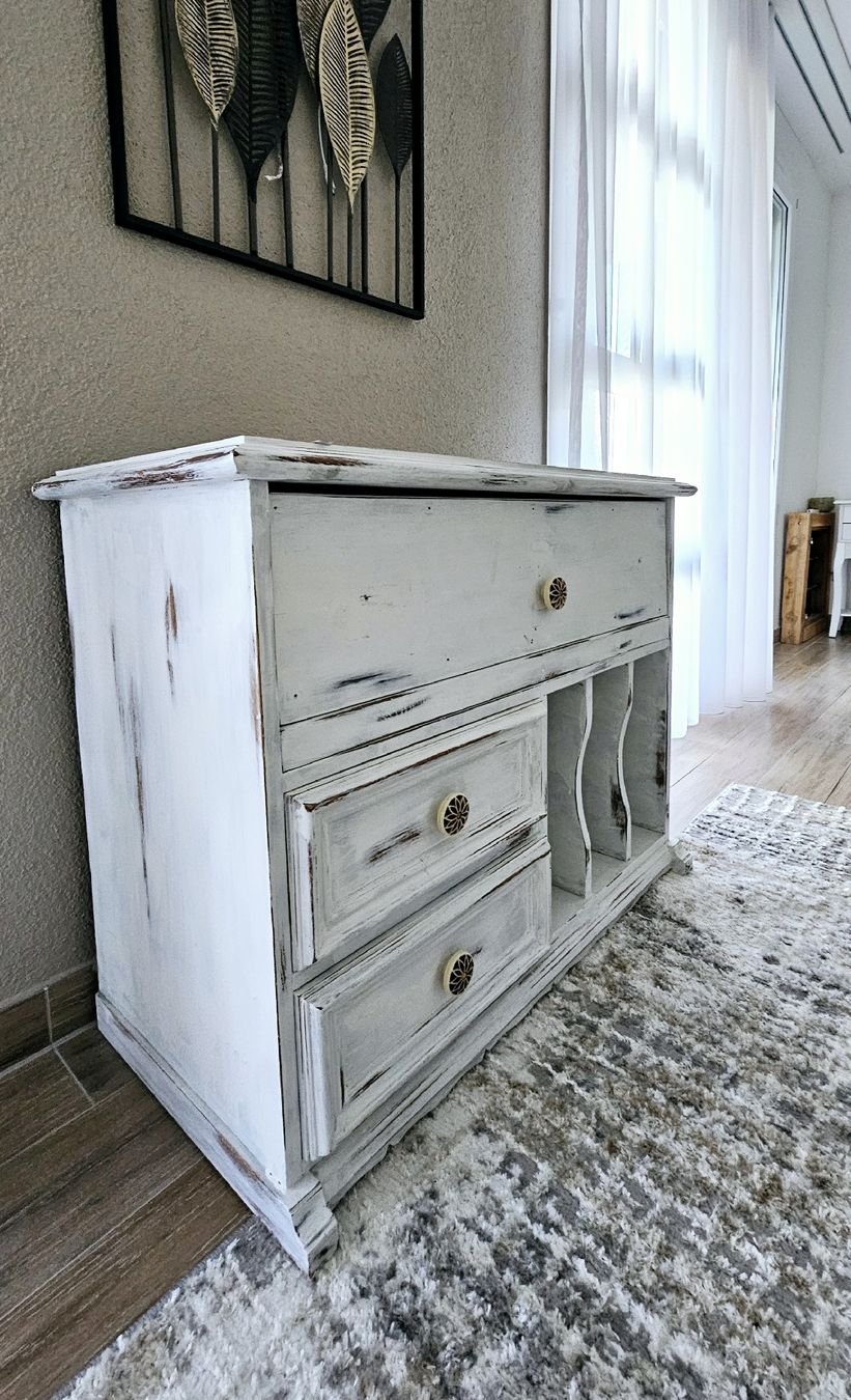 Cassettiere: Shabby Chic TV-Möbel Kommode – Usato da Büron venduto da Ica69 4