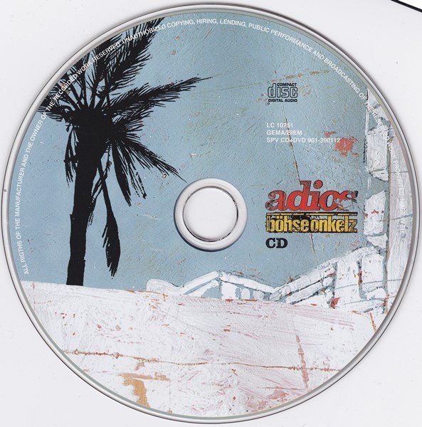 CDs: Böhse Onkelz ADIOS CD/DVD – D'occasion à Kandergrund par Sososo 3
