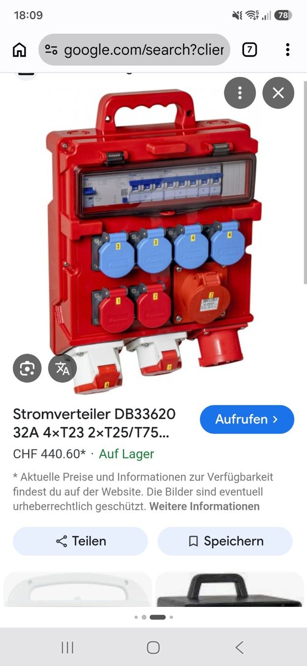 Electrotechnique: Stromverteiler – D'occasion à Thun par Panter1966 6