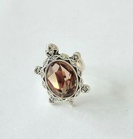 Design Ring in Schildkröte (Grösse verstellbar) -A&C neu