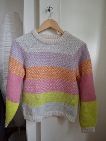 Pull Promod ligné multicolore S