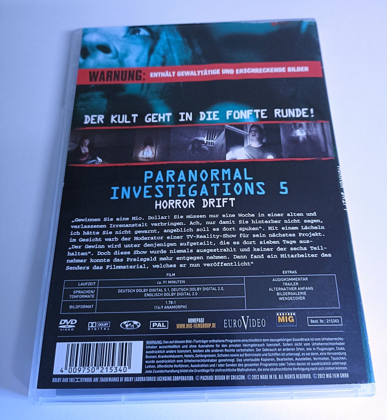 Alle DVDs: Paranormal Investigations 5 - Horror Drift – Gebraucht aus Köniz von Movieportal007 1