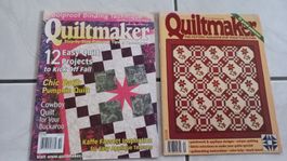 Quiltmaker Magazine, 2 Stk., Anleitungen Schrift Englisch