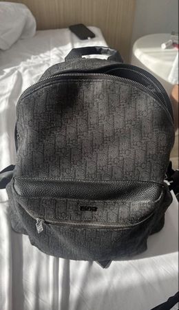 Zaino Dior Homme in pelle nera - Originale