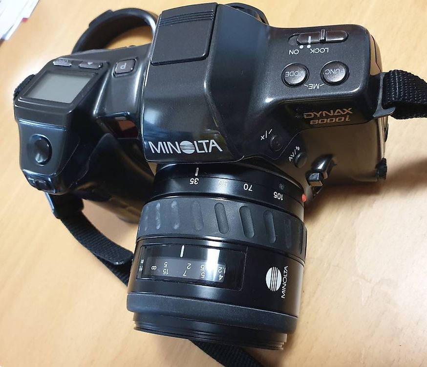 Minolta Fotocamera: Minolta, Dynax 8000i, Spiegelreflex Kamera, Autofokus – Usato da Eschenbach LU venduto da Kytech-Pilatus
