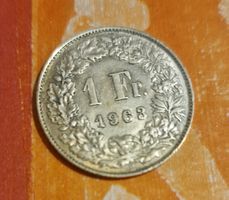 1 Fr. Münze 1963 Schweiz 