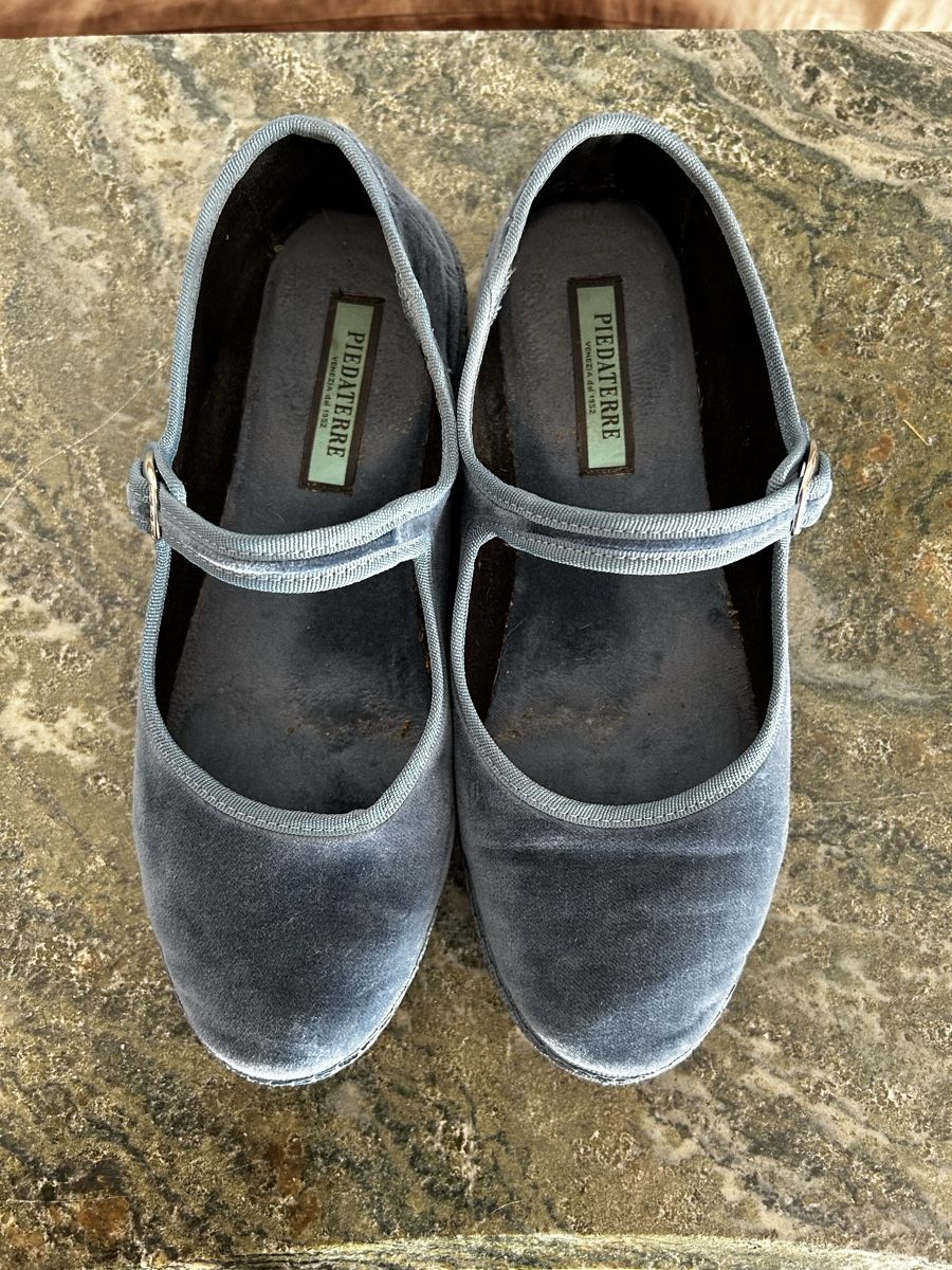 Damenschuhe: Friulane - Samtslipper Gr 39 – Gebraucht aus Ruvigliana von princesse10