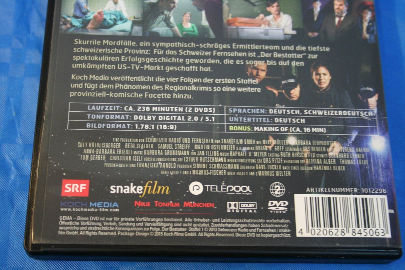 Tutti i DVDs: Der Bestatter, 1. Staffel – Usato da Wettingen venduto da zibi137 3