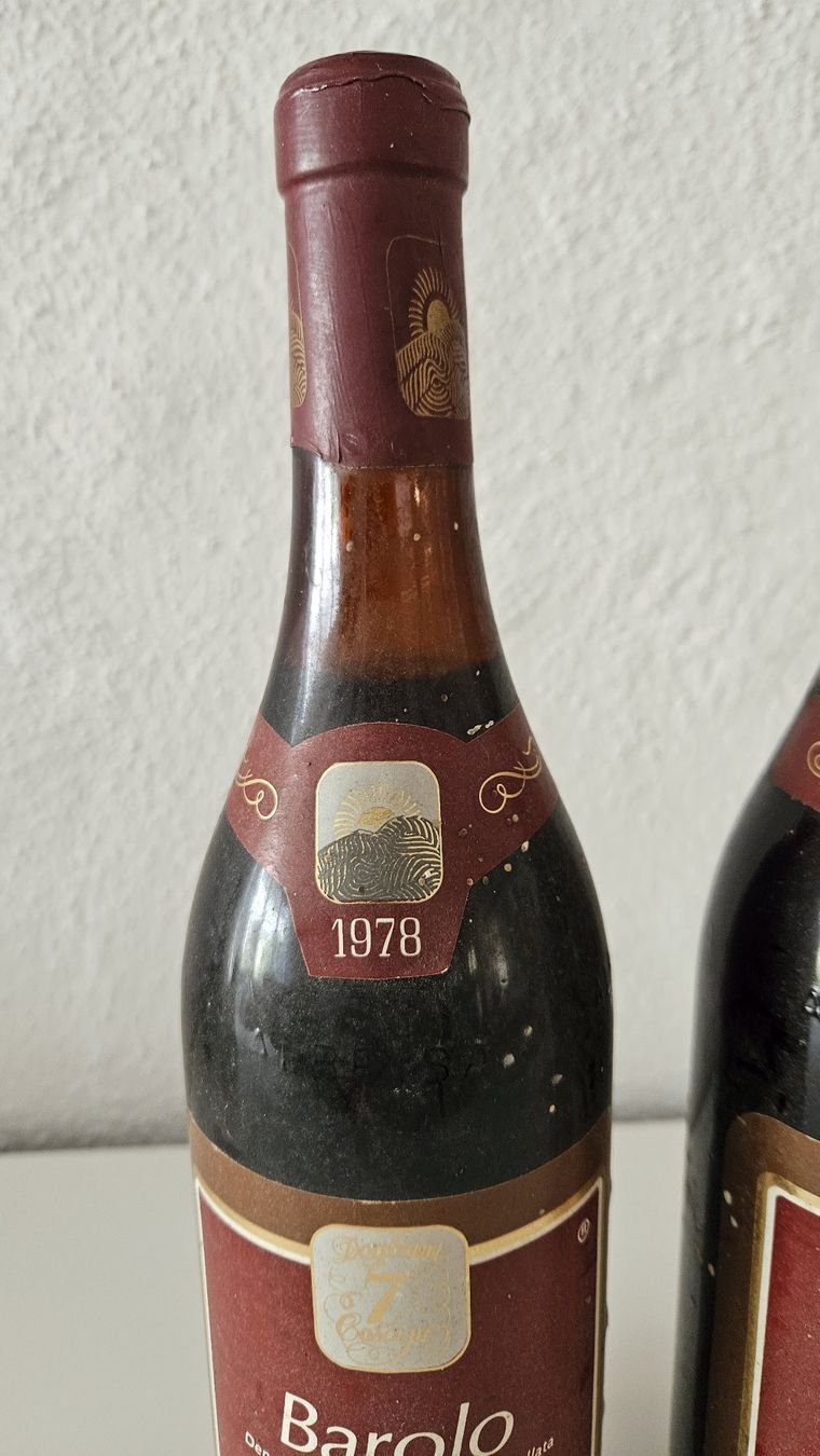Wein: 2 Fl. Barolo Dogliani 7 Cascine, 1978 – Gebraucht aus Birmenstorf AG von Airea 1