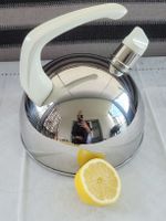 Top gepflegter SIGG Flötenkessel Wasserkocher Edelstahl 