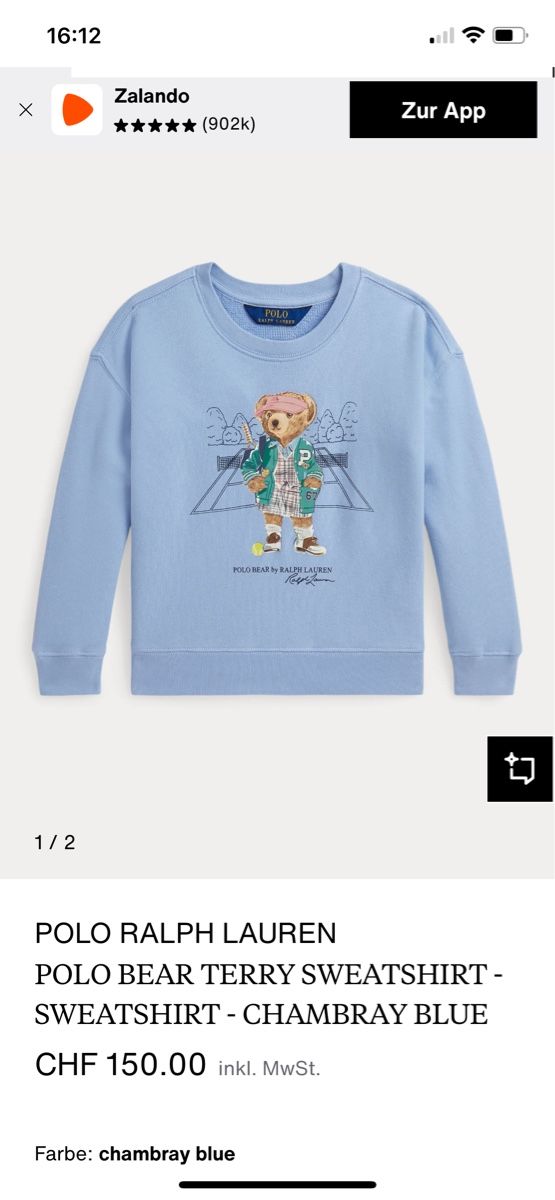 Ralph Lauren Maglioni & Felpe: Ralph Lauren Sweatshirt Gr 116 – Usato da Rüti ZH venduto da kar_xx9l 3