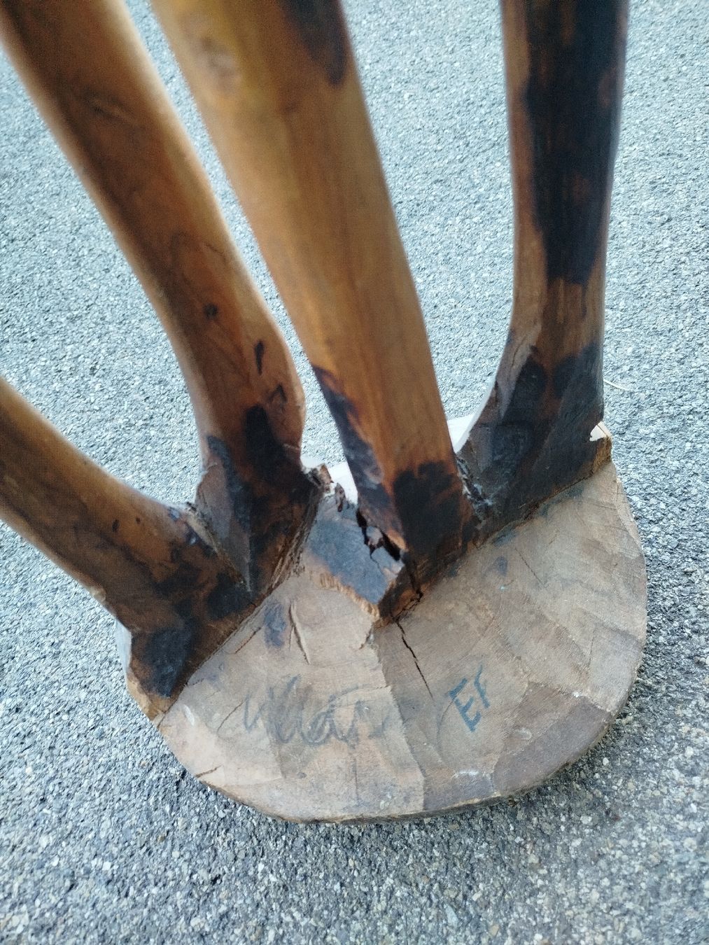 Sculture & Statue: Wunderschöne Holzgiraffe.(em16) – Usato da Künten venduto da Schnaepplihuus 6