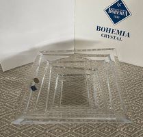 Schale Böhmisches Kristall Glas vintage 