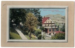 Schwarzenberg, Hotel und Pension Kreuz, gelaufen 1917