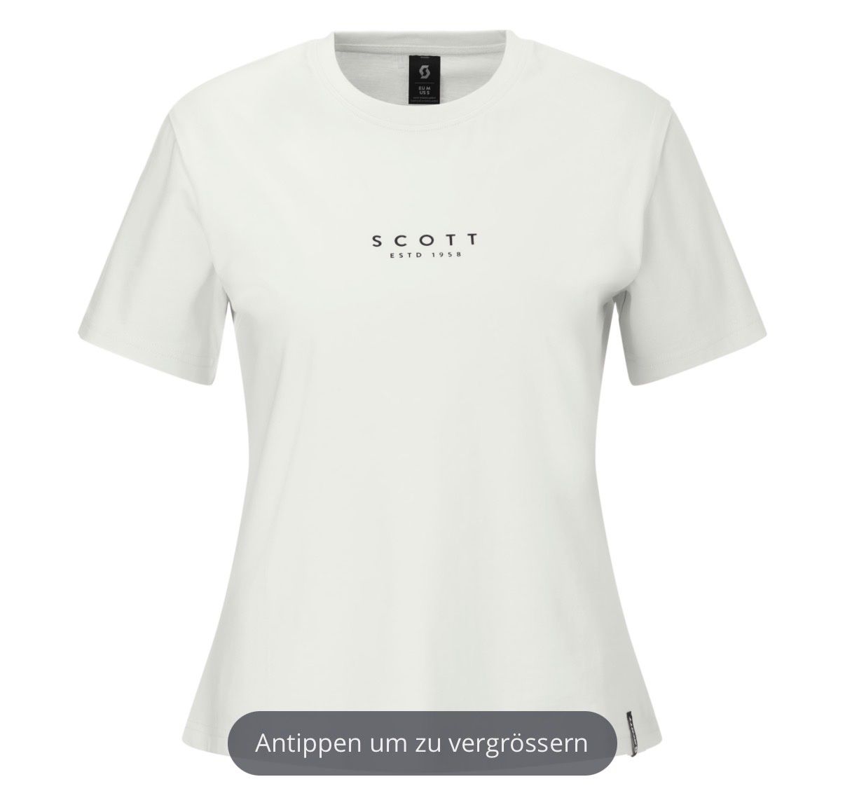 Scott T-shirt: Weisses Scott Tshirt Typo S – Nuovo e nell'imballaggio originale da Winterthur venduto da DeSTOFFEL 2