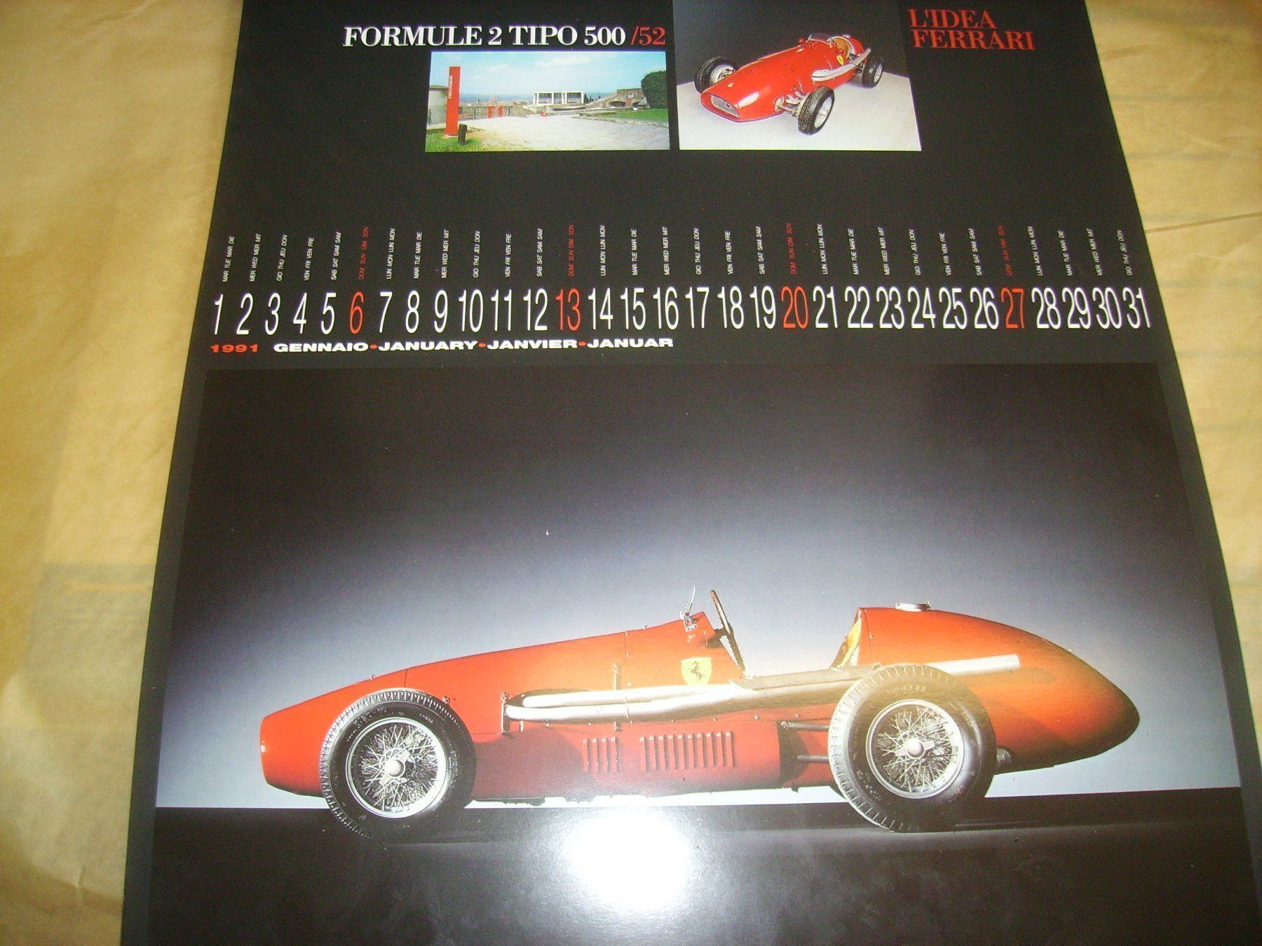 Ferrari Calendari: Ferrari Kalender 1991 – Usato da Immensee venduto da bubi19 3