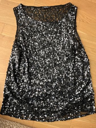 Vera Mont Pailletten Top night sky