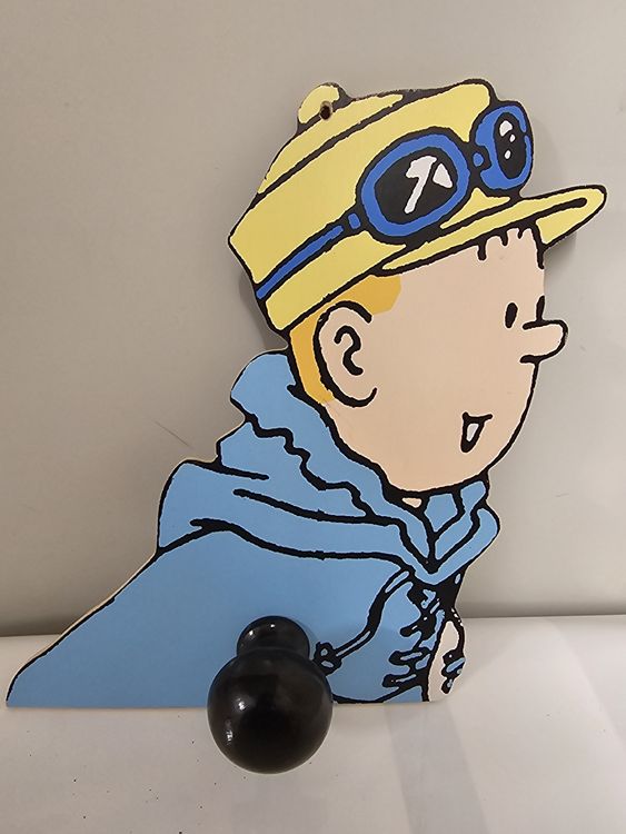 Buste de Tintin en bois | , mobilier et objets déco