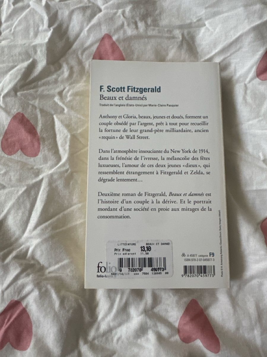 Libri: Les beaux et damnés - fitgerald – Nuovo (secondo la descrizione) da Lausanne venduto da pin_q6zj 1