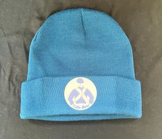 Coole, blaue Mütze mit Aufdruck, neuwertig!