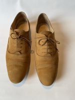 Benci Brothers Halbschuhe, unisex, Gr. 41, cognac, Nubuk