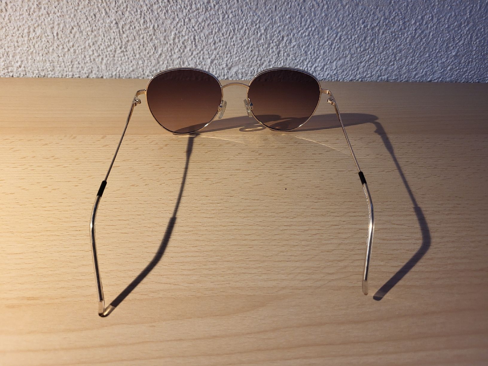 Brillen & Gläser: Sonnenbrille rund braun-rosa Metall – Neu (gemäss Beschreibung) aus Steinen von mel_b6tb 1