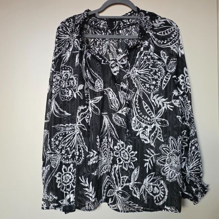 🐸 LG WAIKIKI BLUSE 42 LUFTIG LEICHT WUNDERSCHÖN