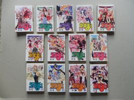 13 Manga Taschenbücher Magister Negi Magi 1-3,5, 8-12, 14-17