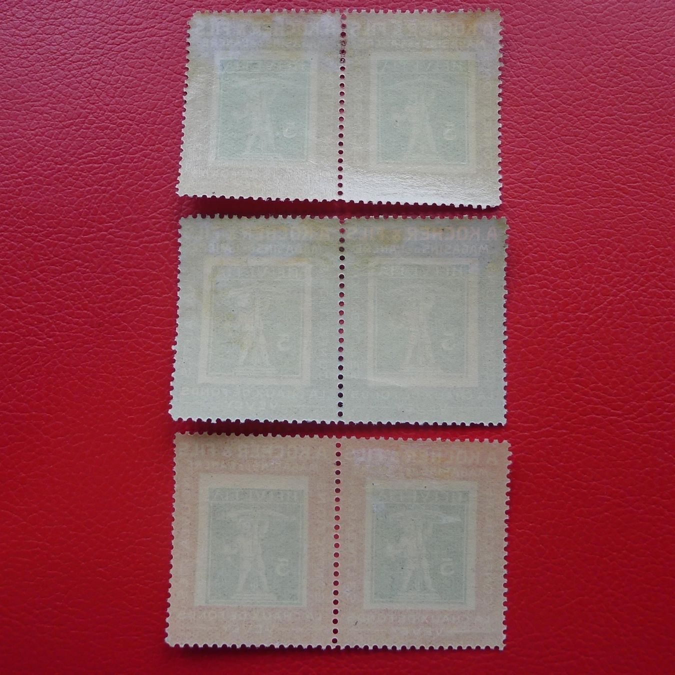 Tutti i francobolli: KOCHERMARKEN: 1909 - seltene PAARE: Nr. 2a+2b+2d – Usato da Sursee venduto da Luzernerraute 4