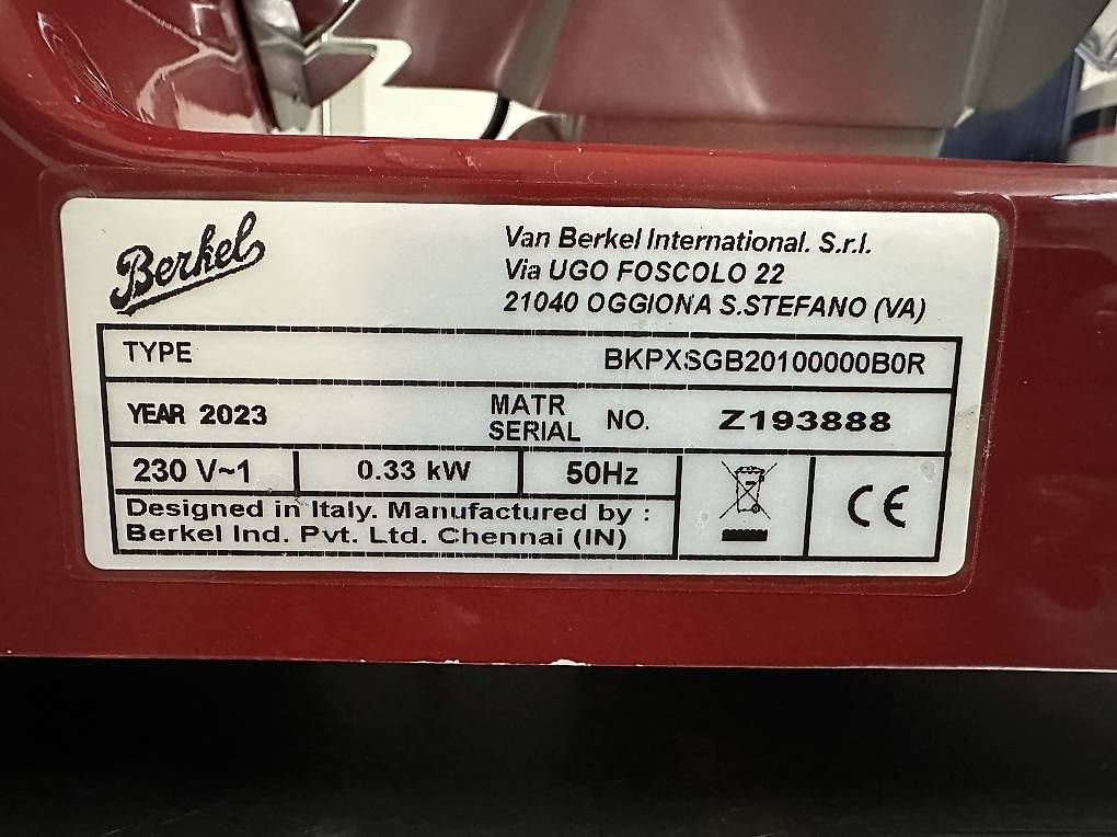Berkel Elettrodomestici da cucina: Berkel Pro Line XS25 – Usato da Giffers venduto da Camcar 3