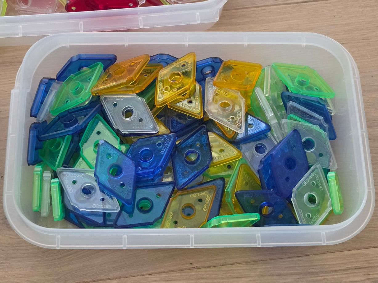 Geomag Giocattoli: Grosse, eimaliges Geomag Set – Usato da Unterägeri venduto da Kreisch24 3