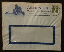 Illustrierter Brief Aebi & Cie Burgdorf 1916