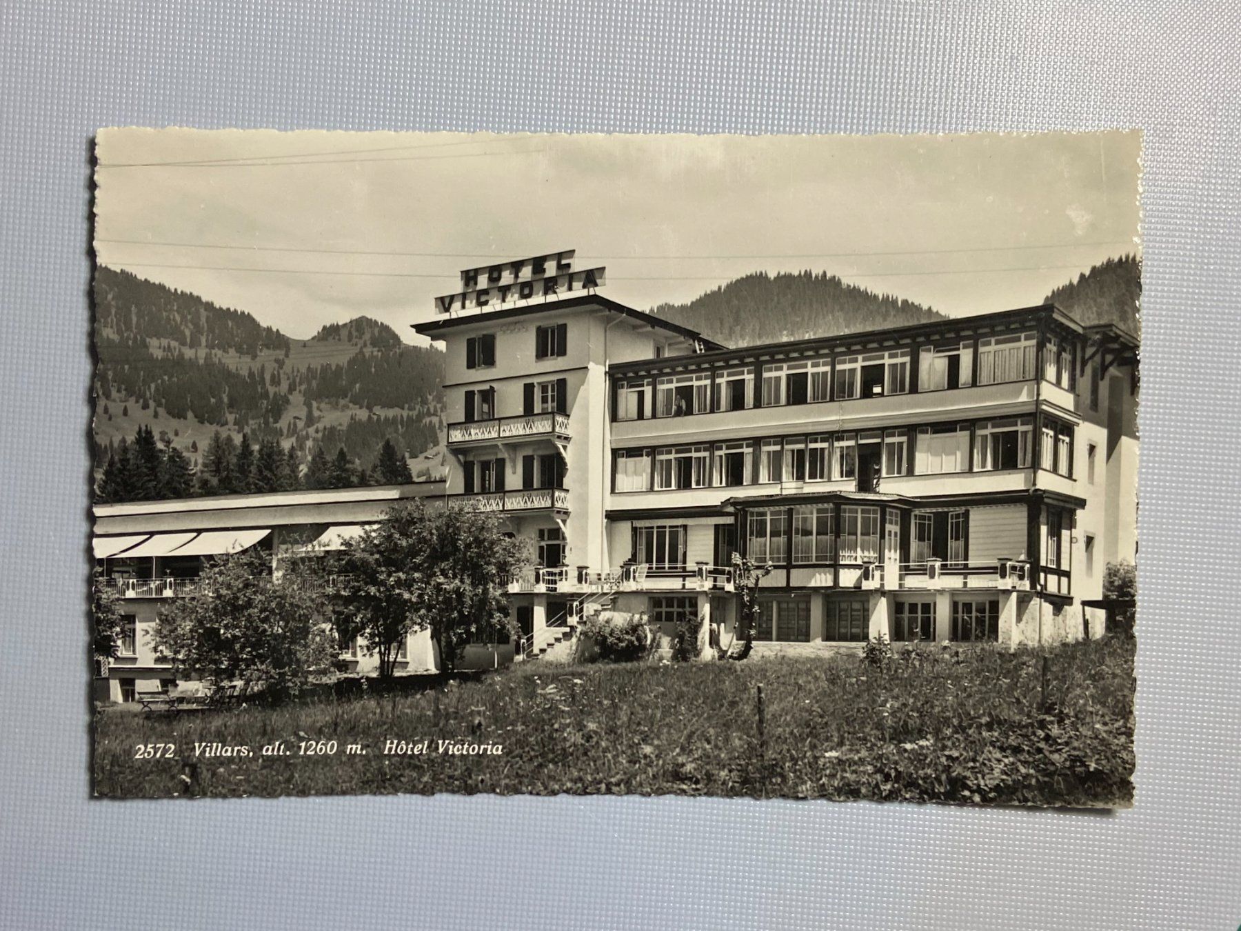 Cartes postales: Villars - Hôtel Victoria – D'occasion à Steg VS par danwer74