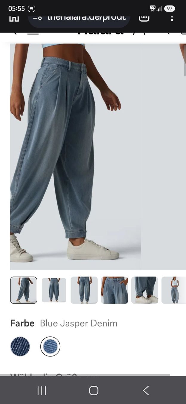 Halara Pantaloni: Halara trend jeans hose neu ballon – Nuovo e nell'imballaggio originale da horn venduto da CherryCrow 2