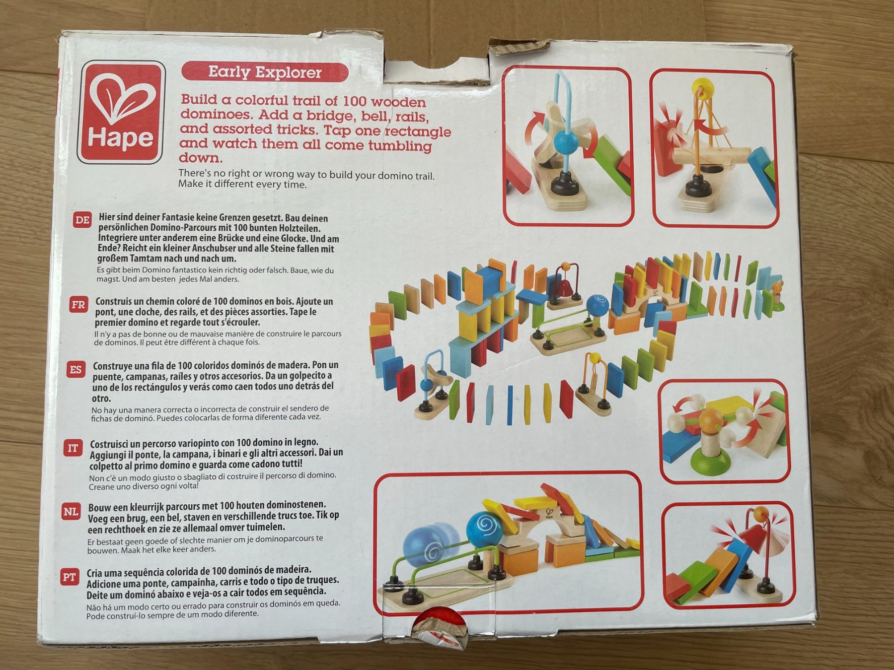 Hape Spielzeuge: Hape - Domino  ab 3 Jahre – Gebraucht aus Birmensdorf ZH von rsp_2fzt 1