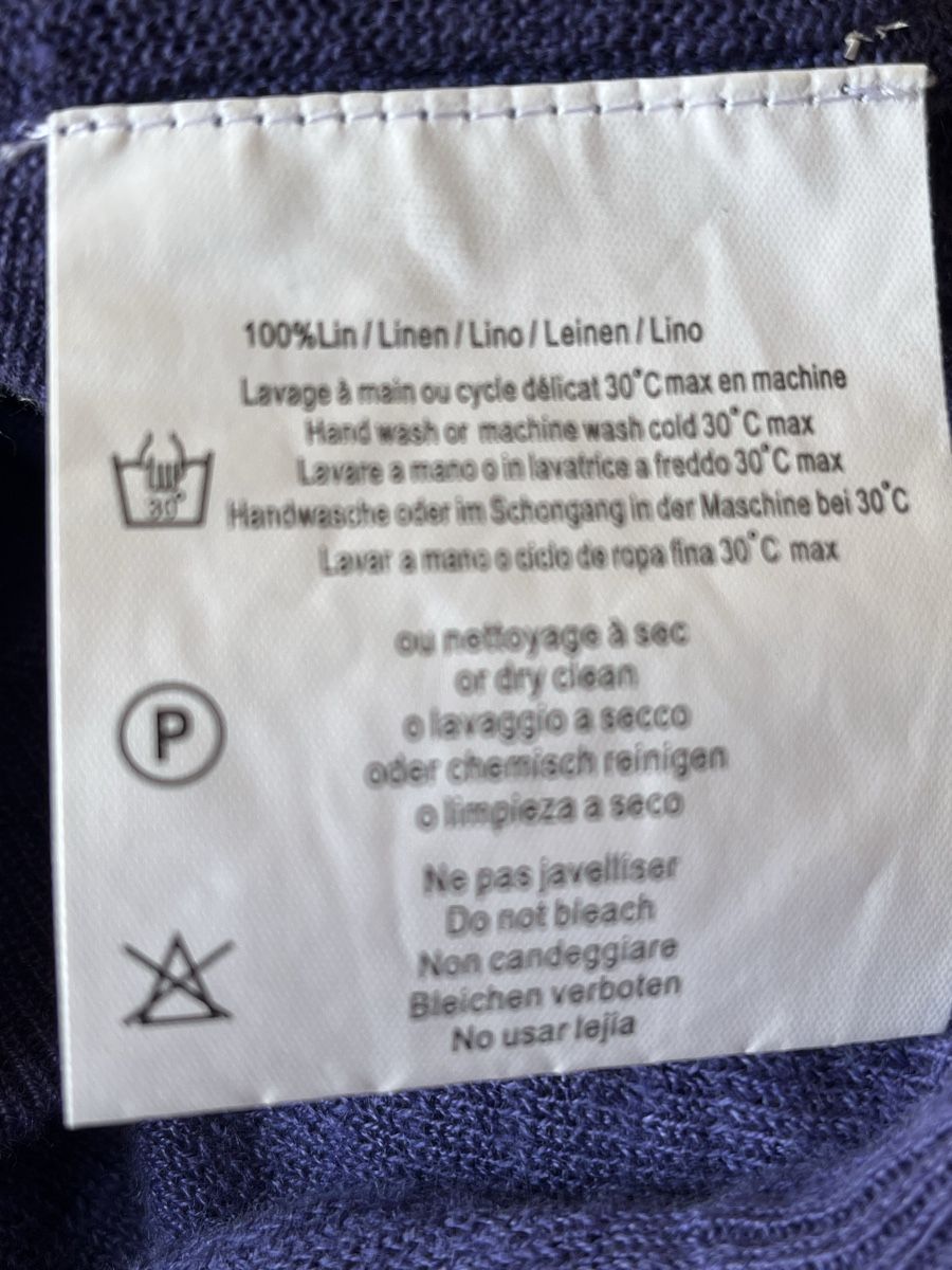Maglioni & Felpe: Pull en lin NOT SHY bleu indigo taille S avec écharpe. – Usato da St-Sulpice VD venduto da Twin5 5