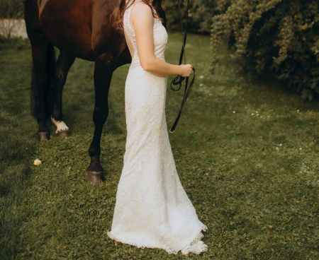 Secondhand Brautkleid von House of St. Patrick, Grösse 36-38