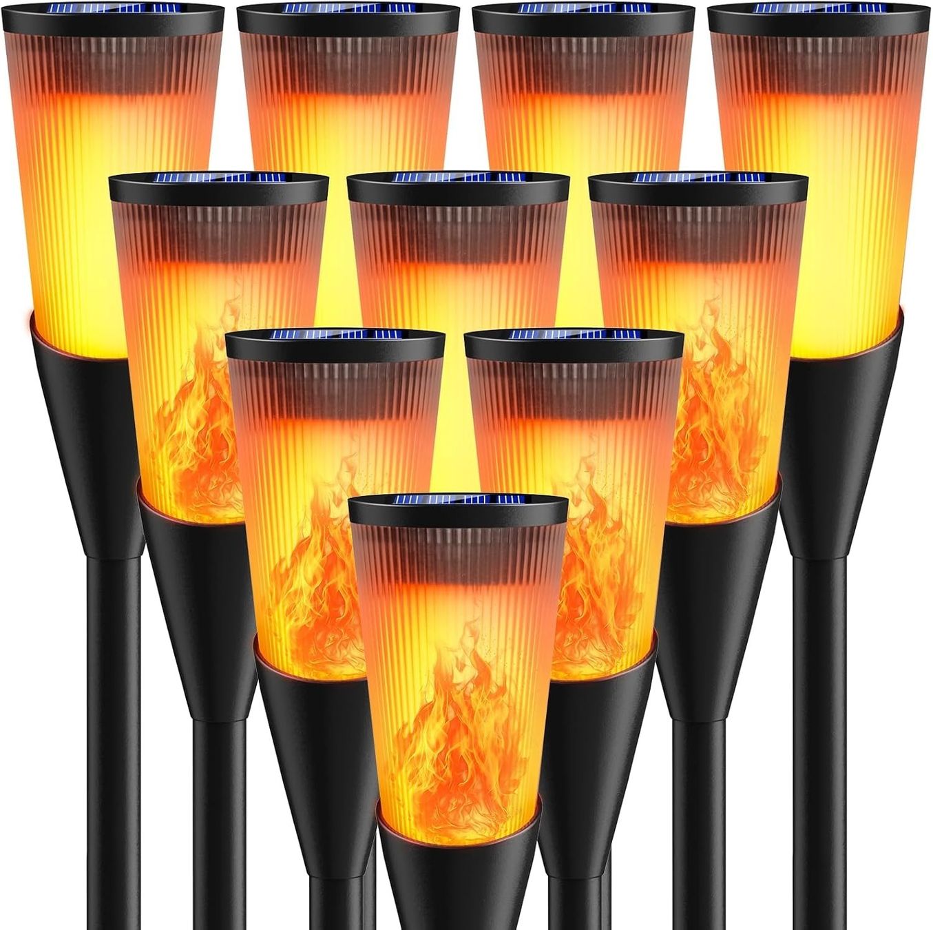 Lampade: 10x Solar Fackeln – Nuovo e nell'imballaggio originale da Nuglar venduto da SmartLiving24 1