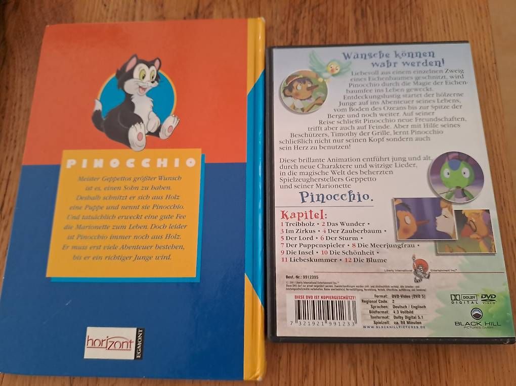 Tutti i DVDs: Pinocchio Buch und DVD – Usato da Liestal venduto da daspi01 1