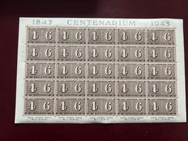 Bogen Z-Nr. 258 ** - 100 Jahre CH-Postmarken (3967)