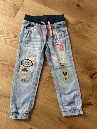 Dopodopo Jeans Gr. 110 mit Sujets für Mädchen