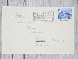 CL14 Enveloppe + Timbre Belgique 1939