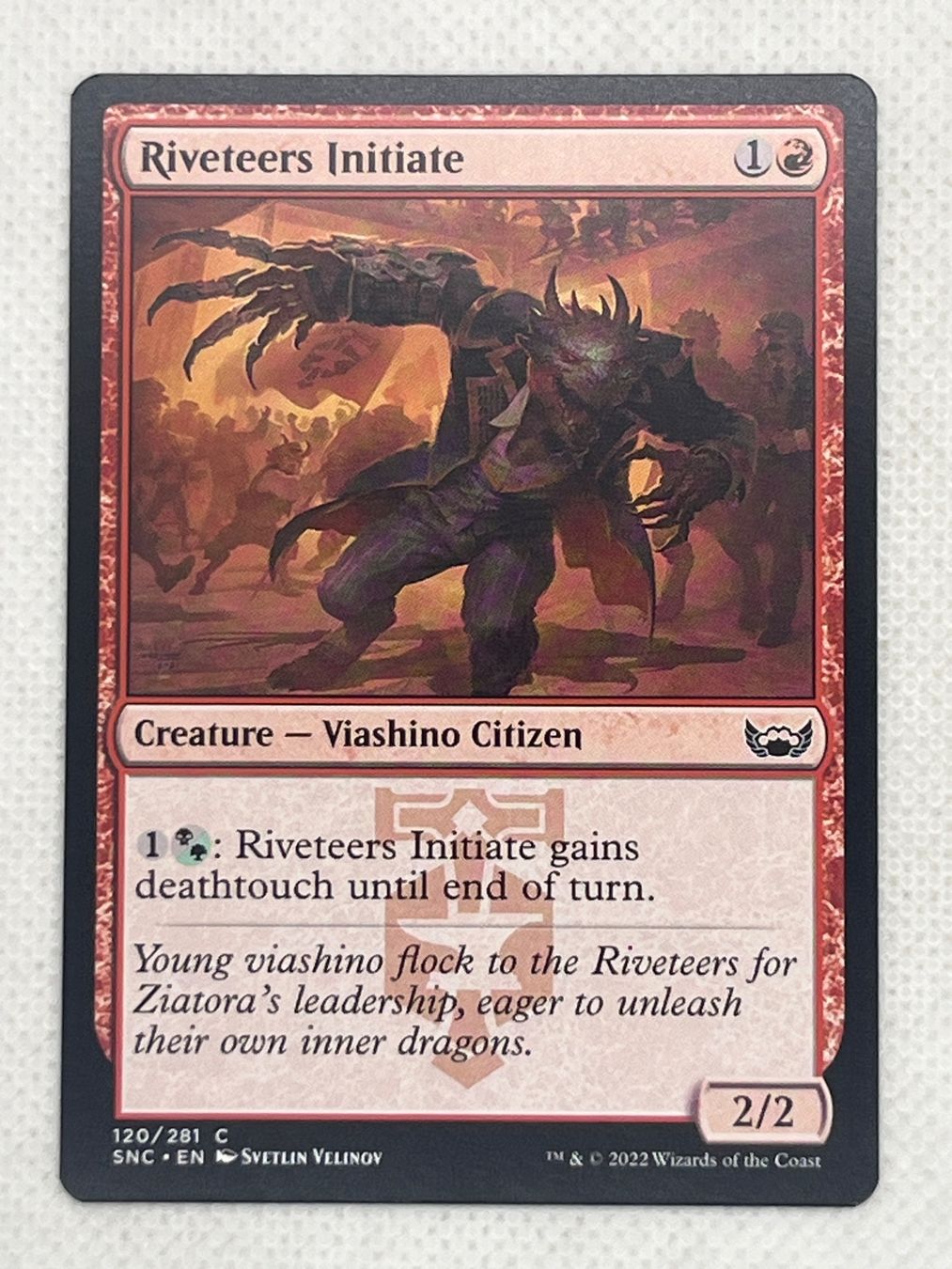 Magic The Gathering Carte collezionabili: Magic: The Gathering Riveteers Initiate – Usato da Hinterkappelen venduto da Kim1992