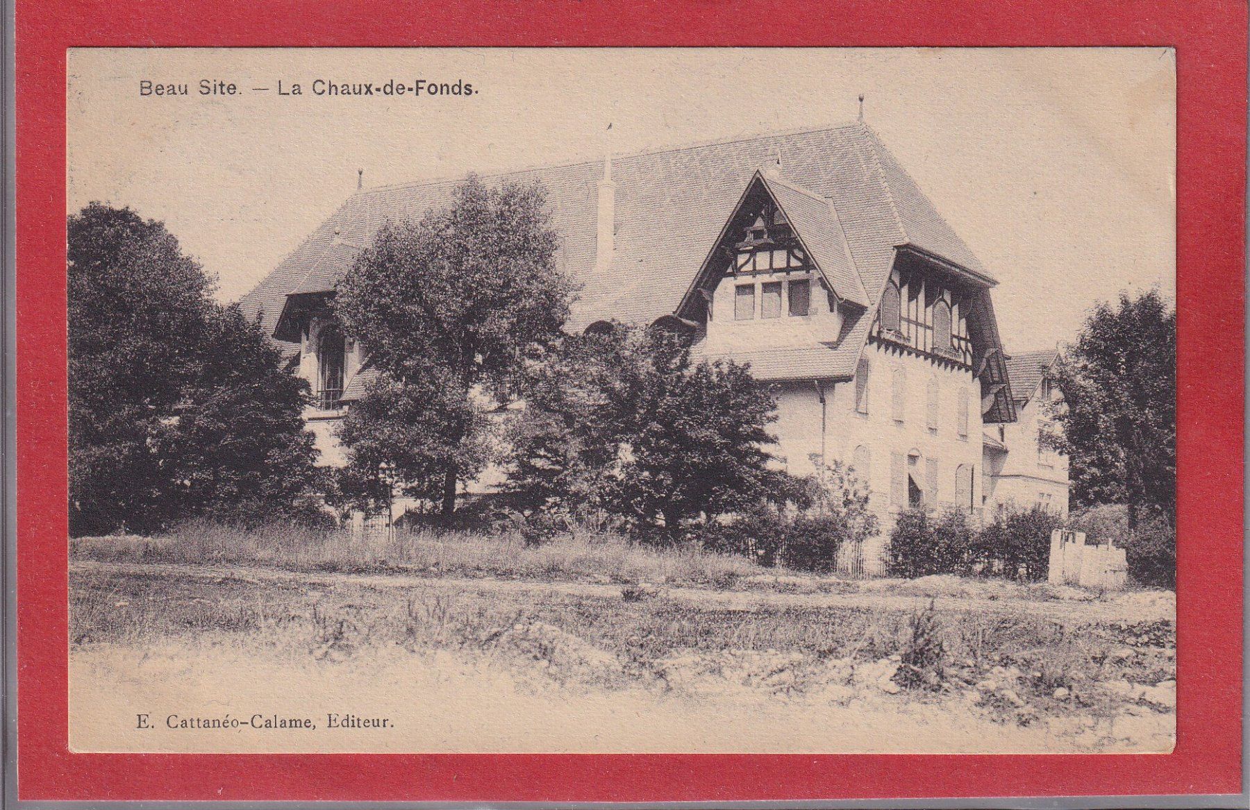 Cartoline postali: Chaux de Fonds - Beau Site - 1908 – Usato da Orvin venduto da Pyaeschli