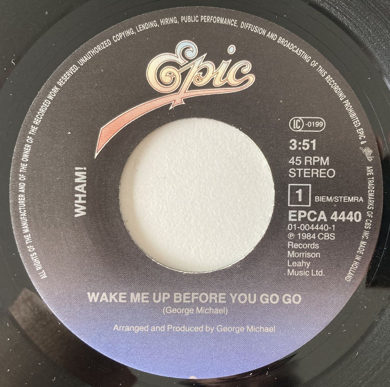 Dischi in vinile: WHAM! - WAKE ME UP BEFORE YOU GO-GO ? – Usato da Bottens venduto da hotter-than-hell 2