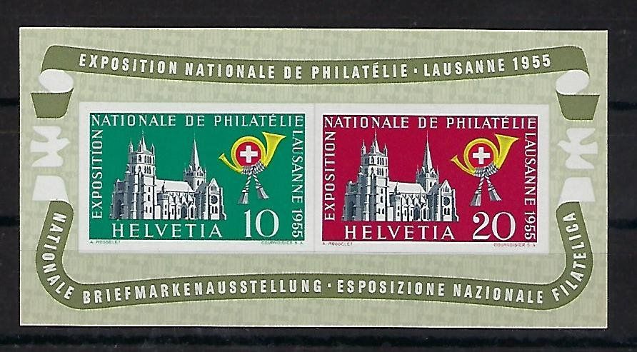 Alle Briefmarken: 1955 Lausanne Block  postfrisch **  15615 – Gebraucht aus Lunden von Animus999